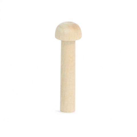 6 x 30 mm bērza koka sēņveida ass tapa