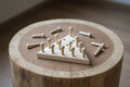 6 x 30 mm koka sēņveida ass tapas koka spēlēs un puzlēs