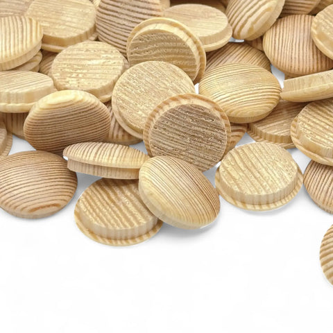 krūvelė 25 mm pušinių grybo formos dangtelių