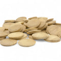 pile of 35 mm ash mushroom button plugs