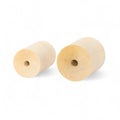 puidust silindrid in 40 × 60 mm ja 50 × 60 mm suurused virnastatud together