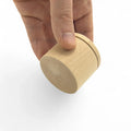 50 x 42 mm small turned wooden box with fitted lid