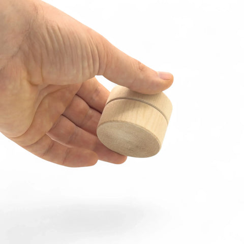 50 x 37 mm treitud puidust karbid koos fitted cover