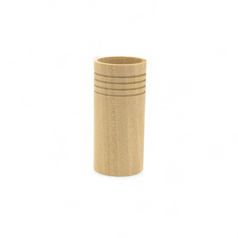Okrągły toczony drewniany pojemnik cylindryczny 30 x 65 mm