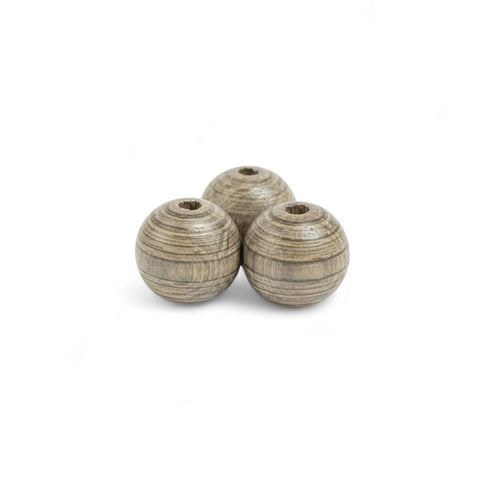 Drewniane koraliki z dębu bagiennego 12 mm