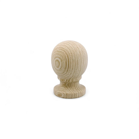 33 mm ümar tammepuidust mööblinupp