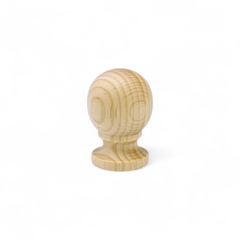 33 mm ümar männipuidust mööblinupp
