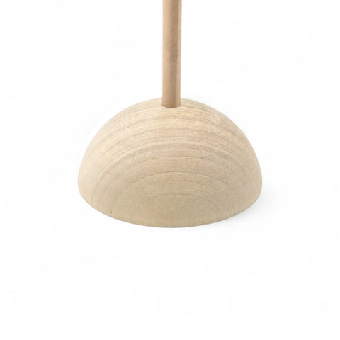 lähikaader  kerad base  33 cm puidust table flag stand