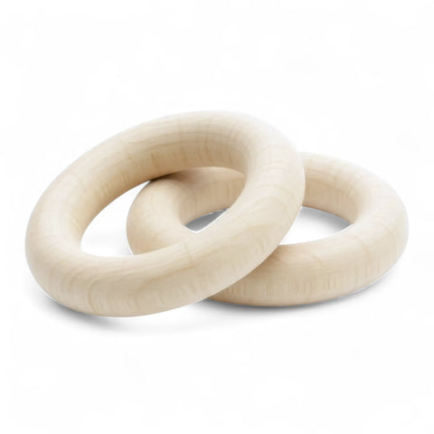 45 mm Holz Bastel toss Ringe