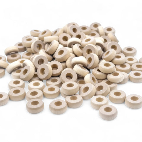 18 mm koka donut spacer gredzeni